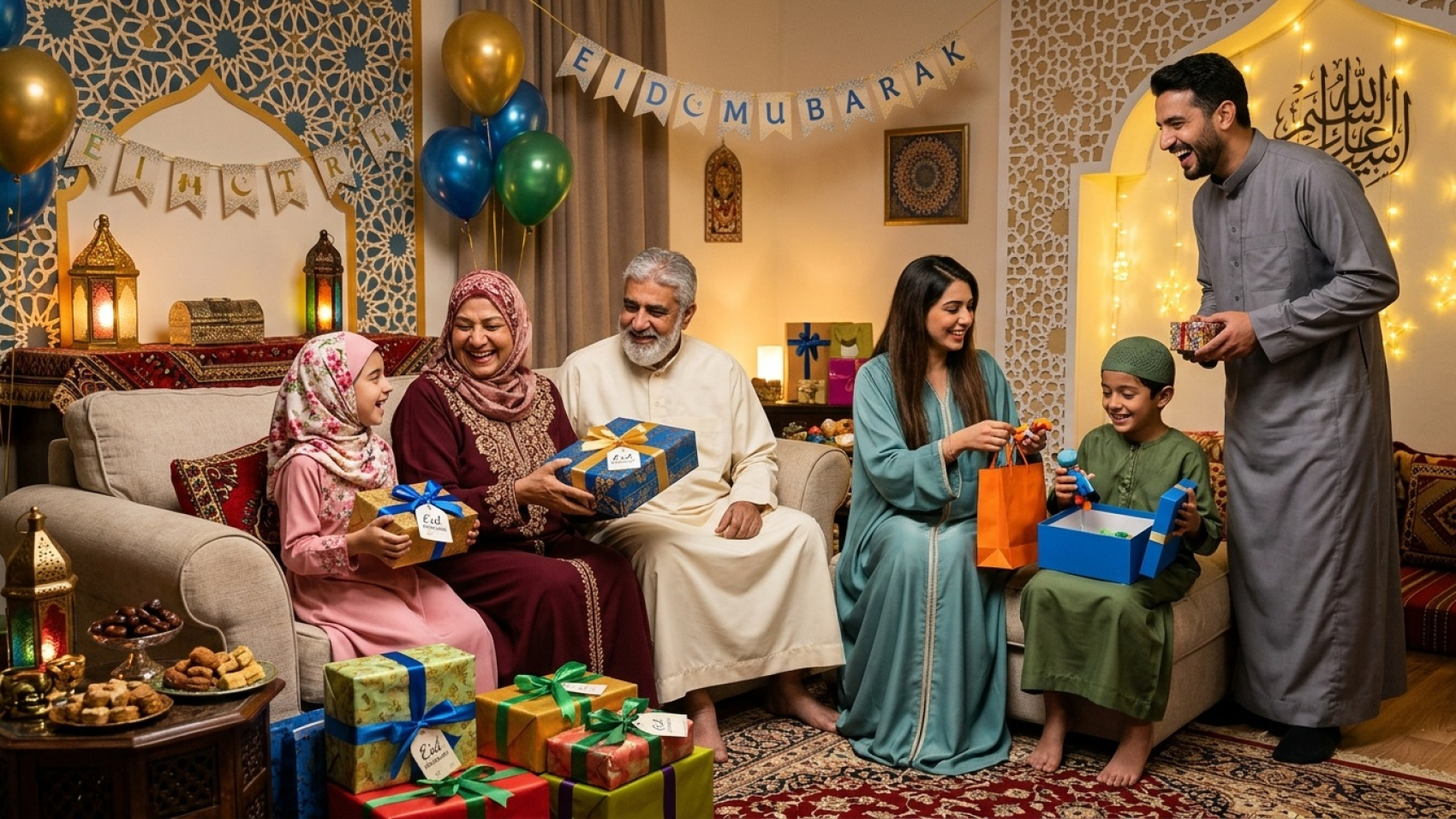 Eid al Adha gifts celebration