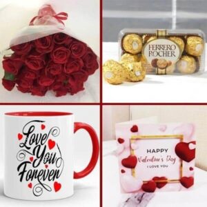 16 Pcs Ferrero Rocher, Roses and Mug