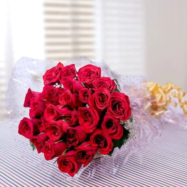 4 Dozen Red Roses Boquet