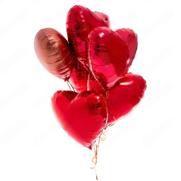 Heart Shape Foil Balloons 5