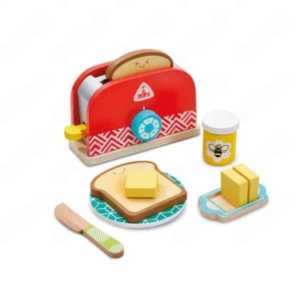 Wooden Toaster Set