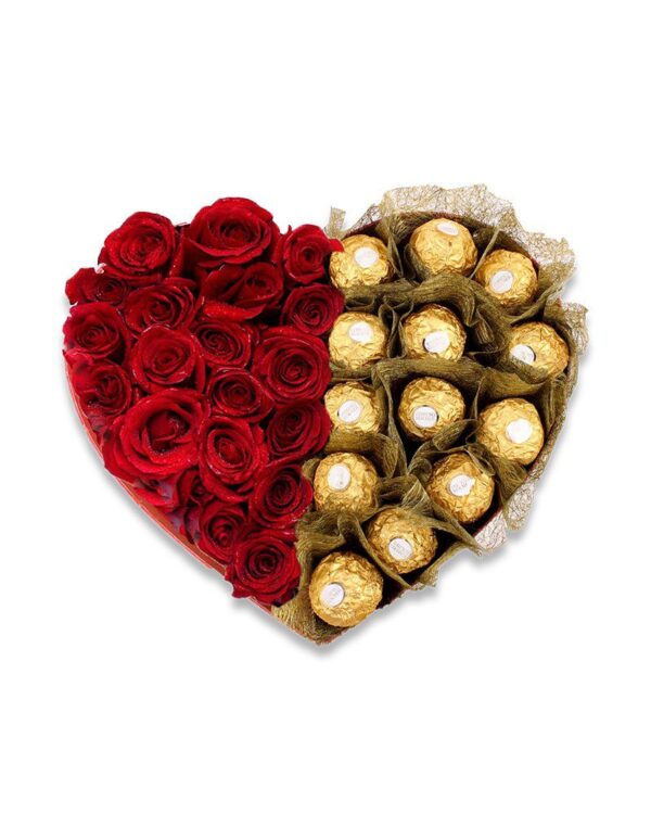 FERRERO & ROSES HEART