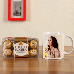 Ferrero Rocher and Printed Mug