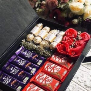 Opening Chocolate Box