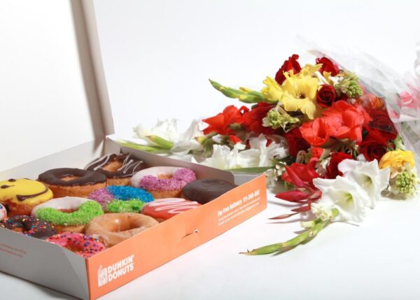 Donuts With Flowers