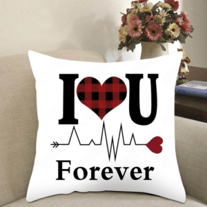 Love Forever heart Beat Cushion