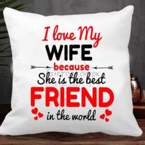 I Love My Wife Cushion