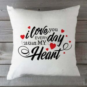 I love You From Heart Cushion