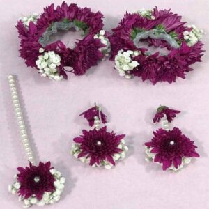 Imported Flowers Jewelry Set