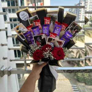 Picture Bouquet with Chocolates