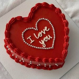 Red Love Cake