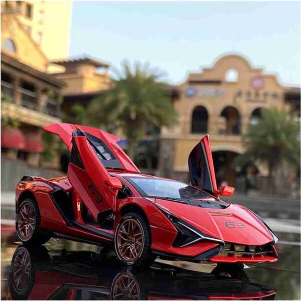 1:24 Diecast Metal Lamborghini SIAN 1:24 alloy car model