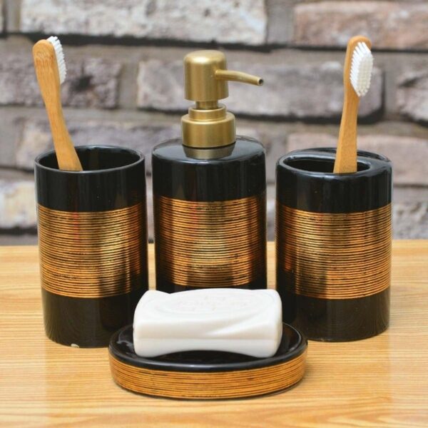 4 Pieces Ceramic Bathroom Set BN5