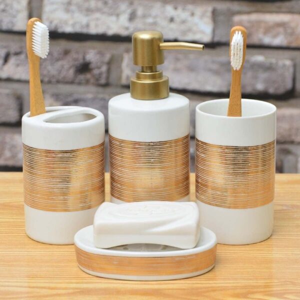 4 Pieces Ceramic Bathroom Set BN5