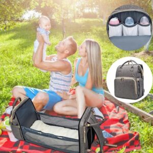 4-in-1 Baby Diaper Bag and Bed Traveling Bag