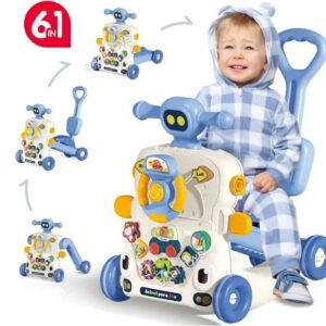 6 IN 1 Activity Musical Baby Walker