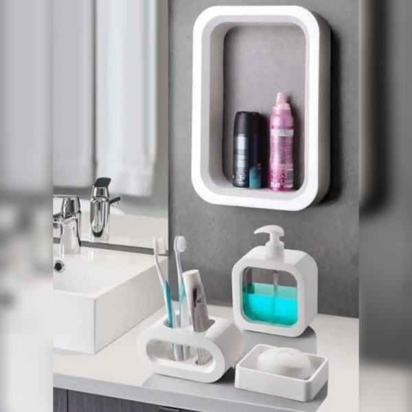 Acrylic Bathroom Set 4-Piece