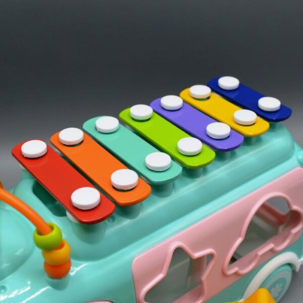 Baby Musical Hand Knock Xylophone Bus