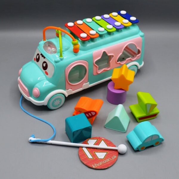 Baby Musical Hand Knock Xylophone Bus