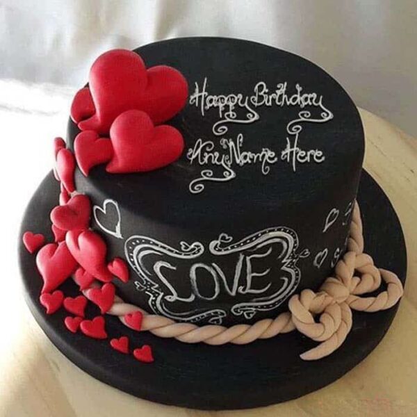 Heart Shape Chocolate Cake