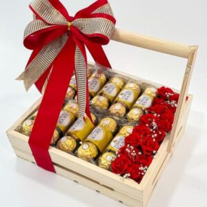 Wooden Chocolate Basket