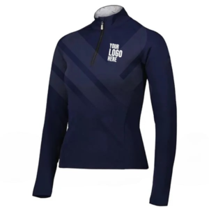 Half Zip with Full Sleeve Women Sweatshirt