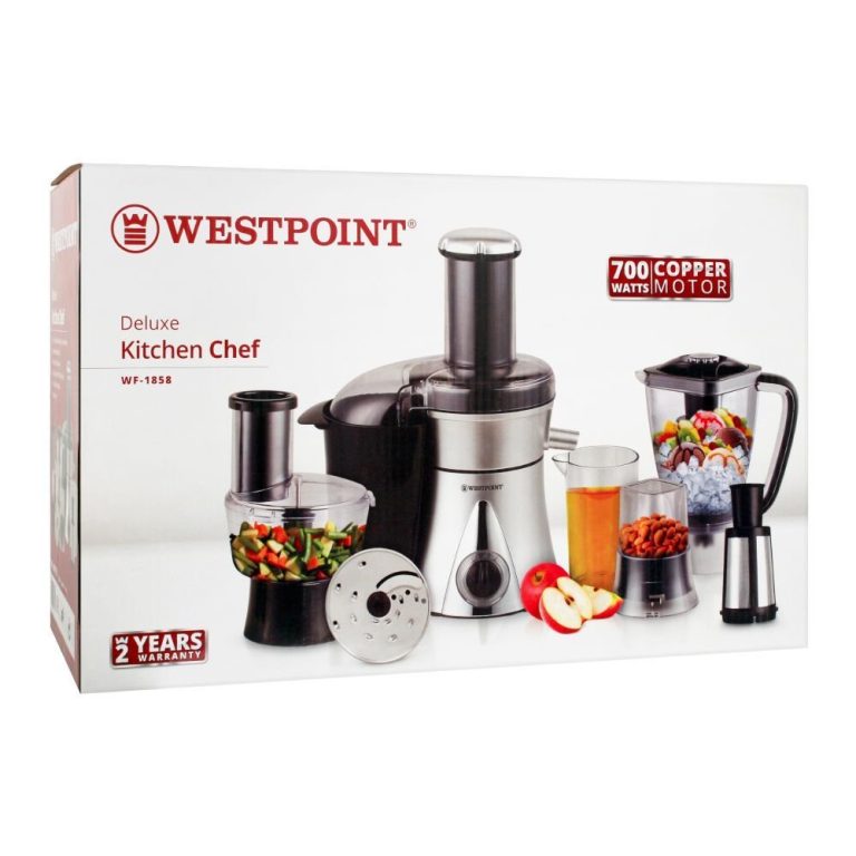 WestPoint Deluxe Kitchen Chef Food Processor, 600W, WF-1853 - Image 2